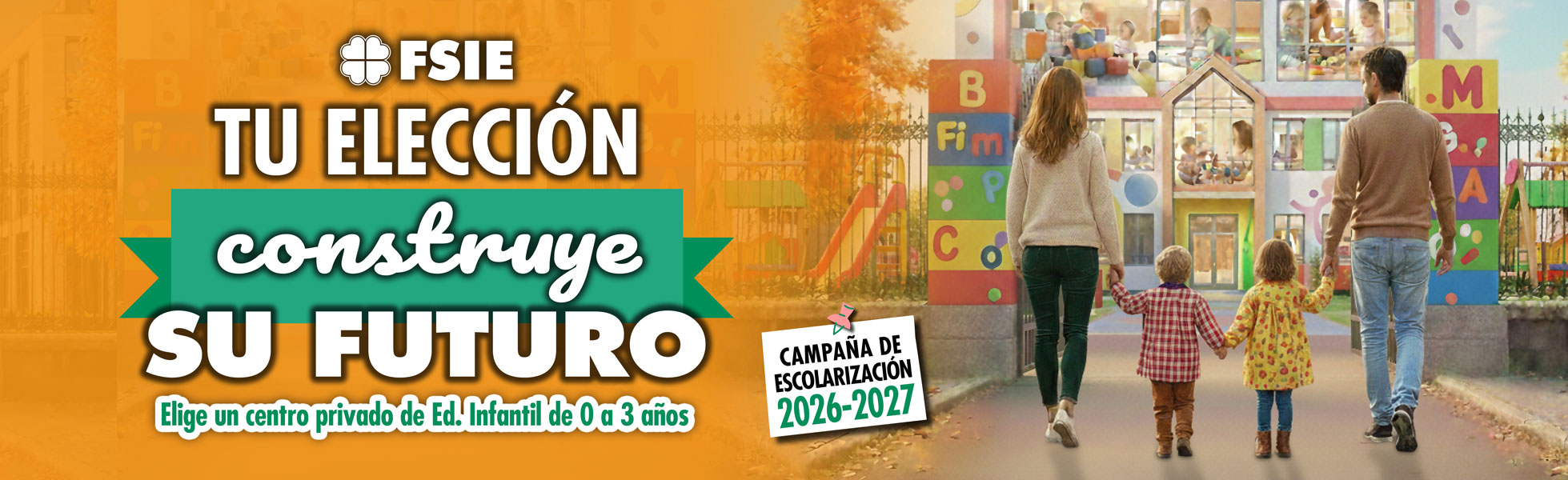 Campaña de escolarización infantil 2026-2027