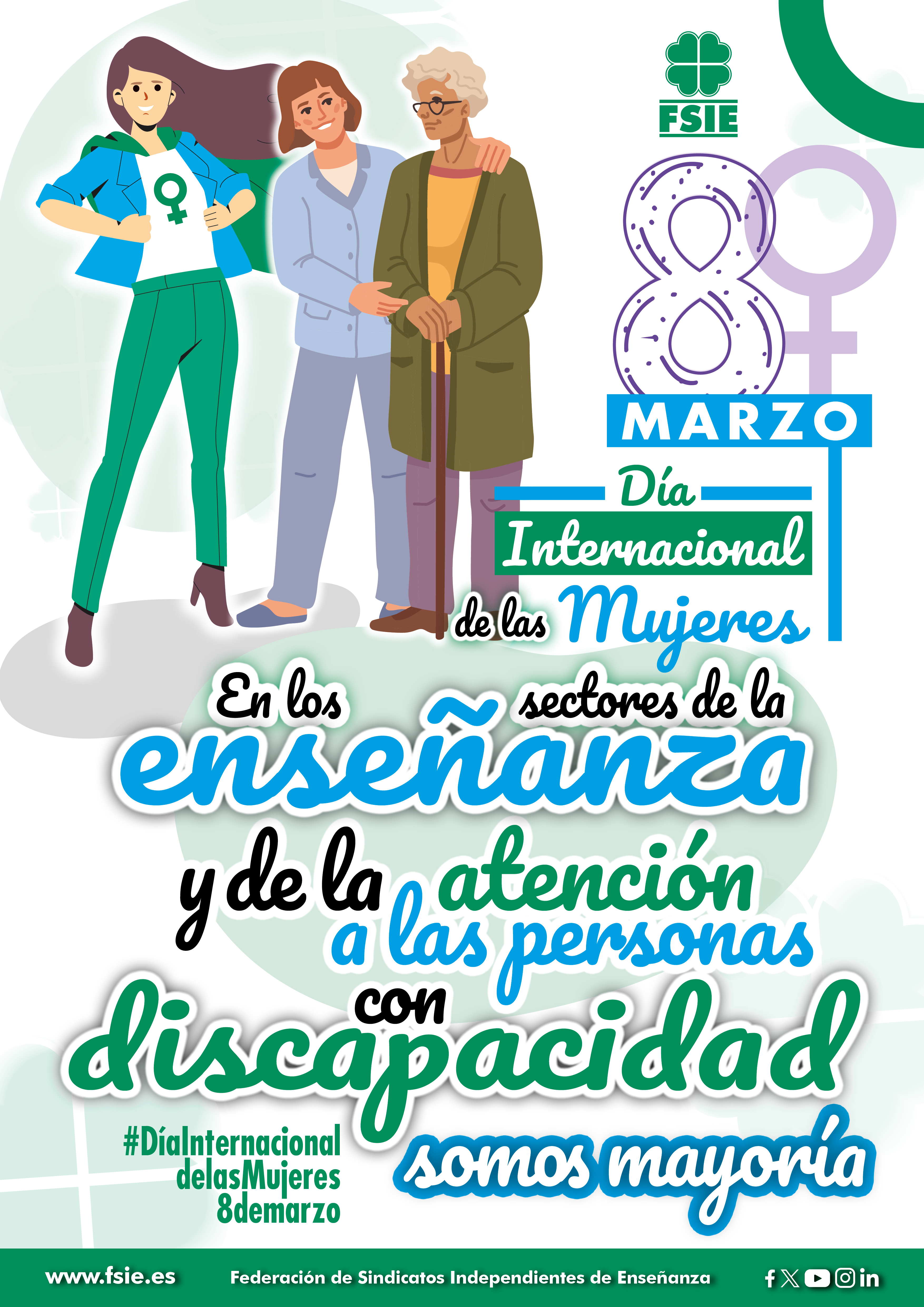 CartelA3 Dia Inter Mujeres 8M 2024