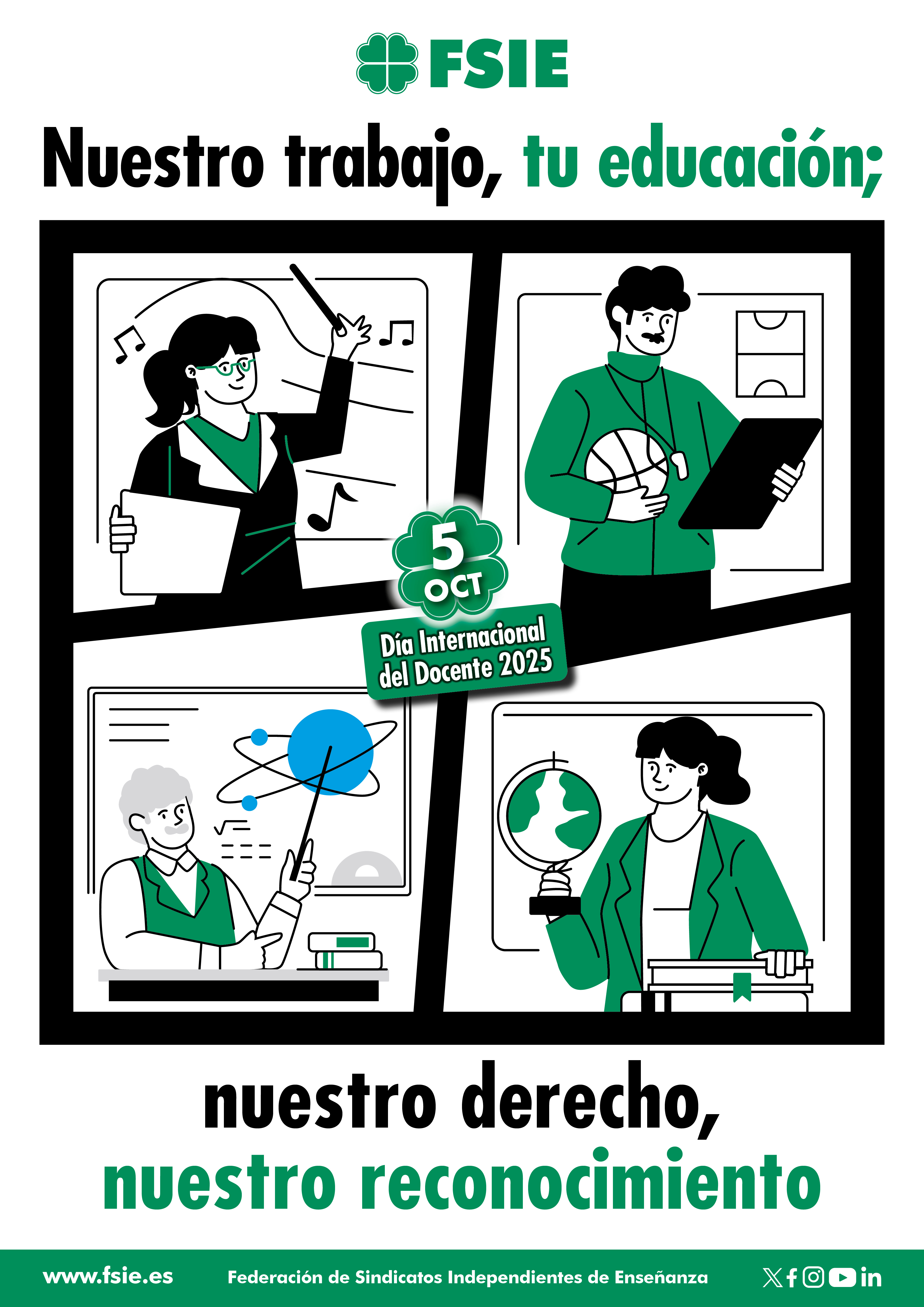 Cartel A3 Dia Interl Docencia 5 oct