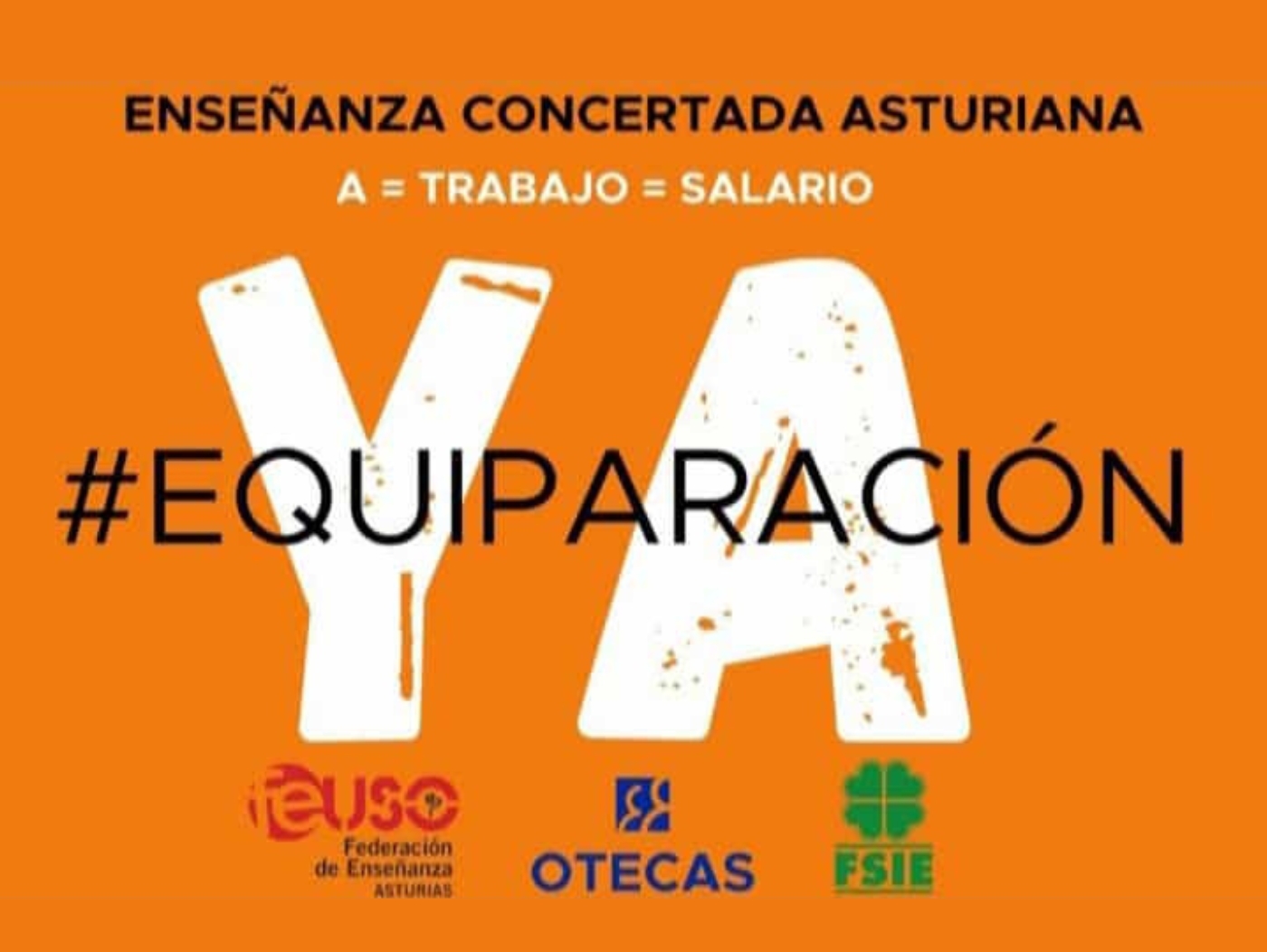 FSIE Asturias convoca a sus delegados a una nueva concentración el 25 de octubre por la equiparación salarial de la concertada