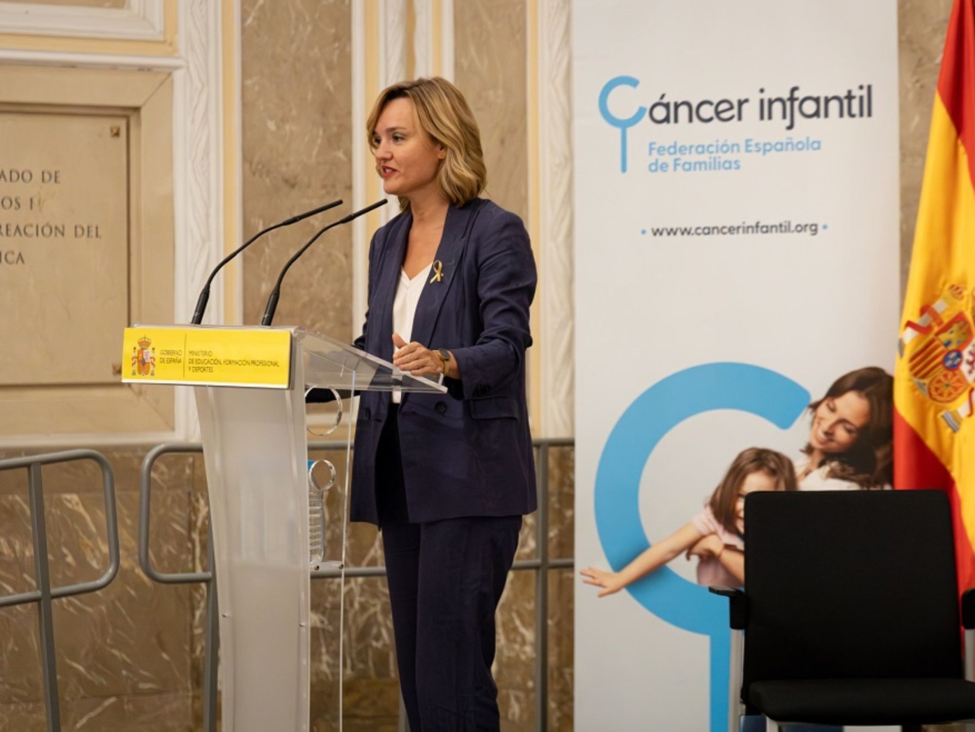 Formación para docentes de alumnado con cáncer Pilar Alegría