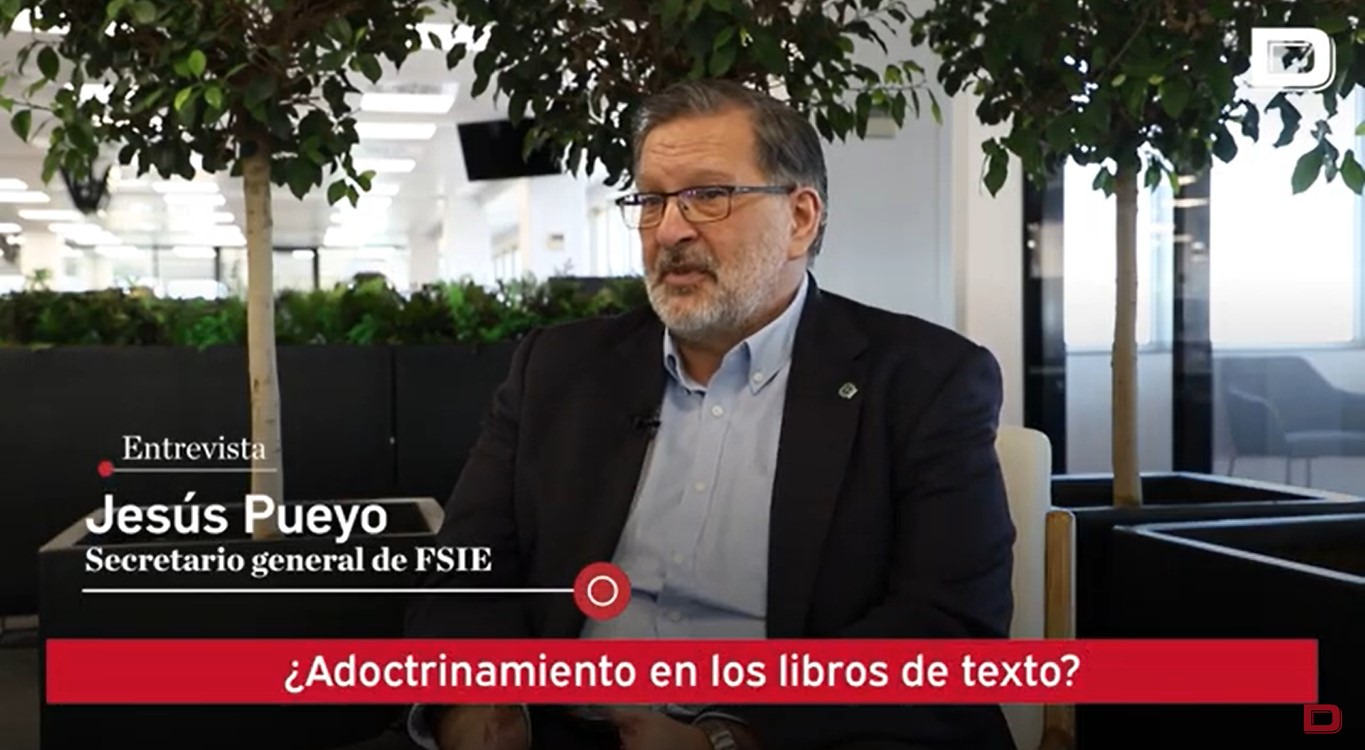 Jesús Pueyo secretario general de FSIE entrevista El Debate