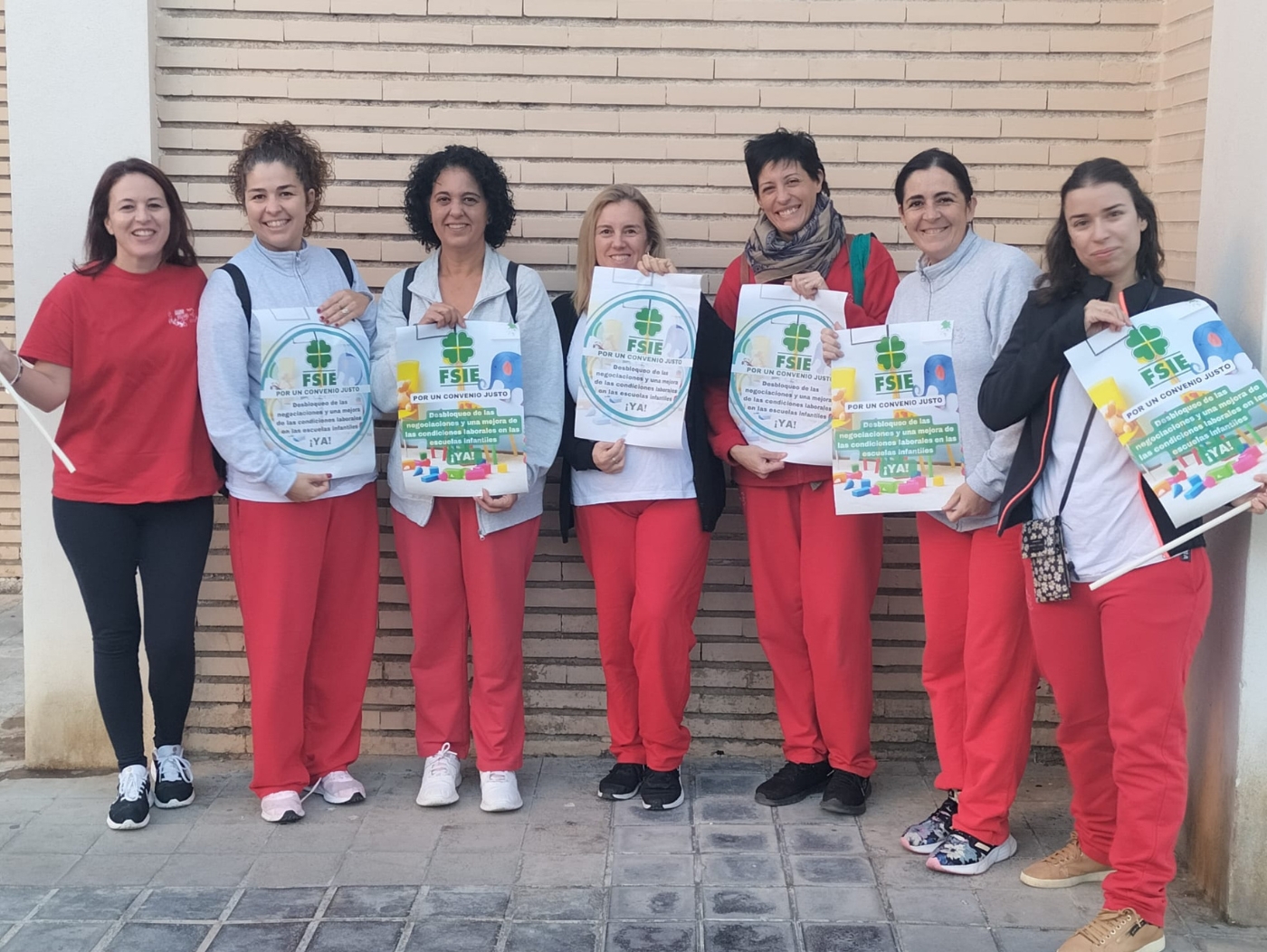 Huelga Convenio Educación Infantil en Valencia FSIE 2