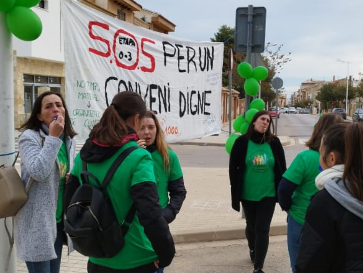 Huelga Convenio Educación Infantil en Valencia FSIE 6