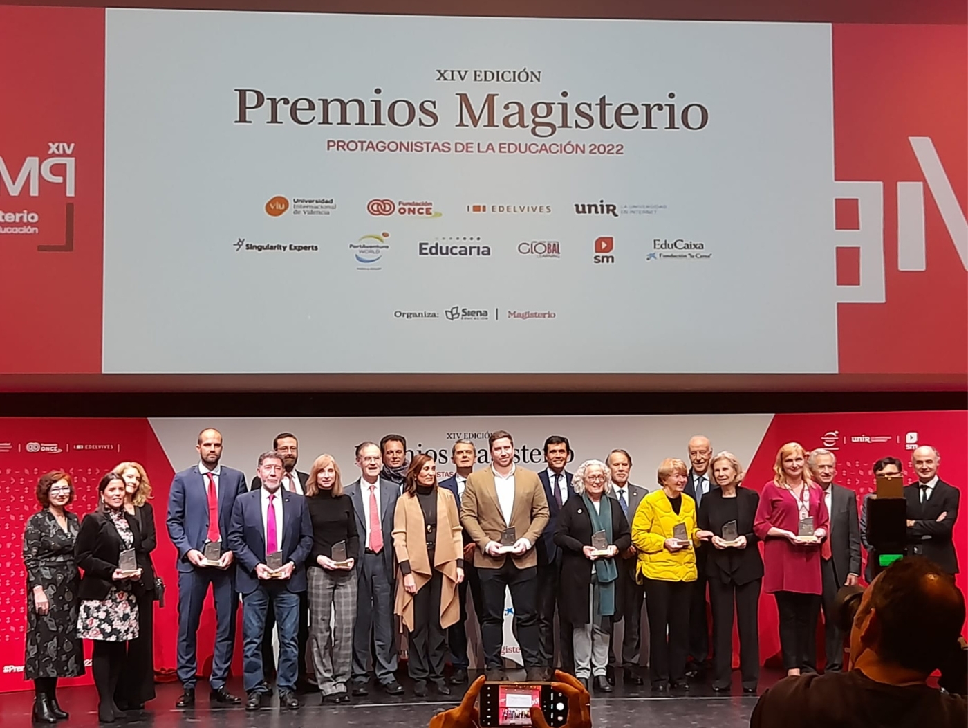 Premios Magisterio FSIE participa en su XIV edición Protagonistas de la Educación Caixaforum Madrid 2022